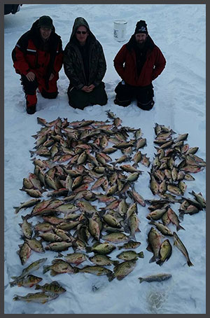 Winnegago Ice Fishing Perch and Panfish