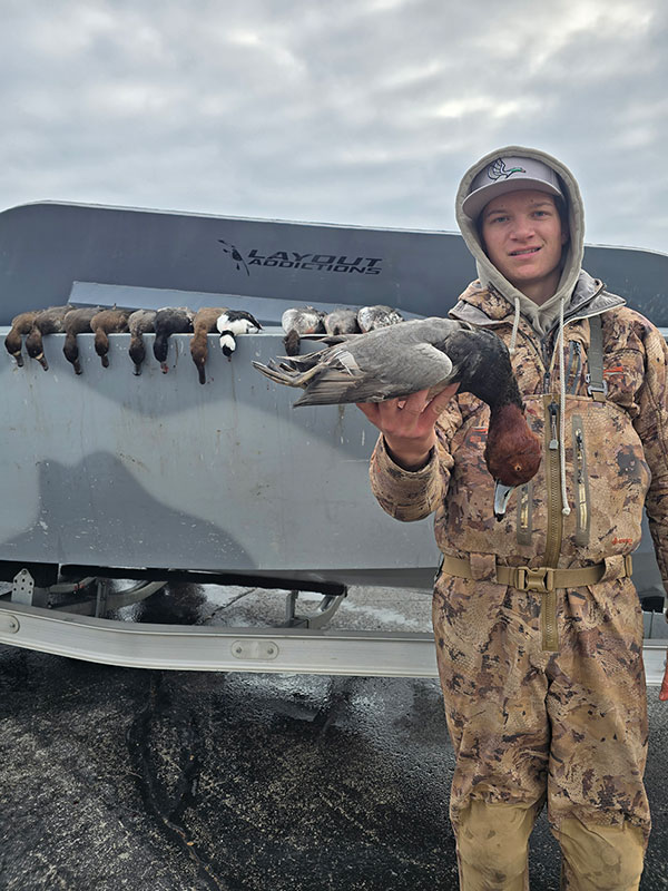 Lake Michigan Duck Hunting Guide Nolan Koepp