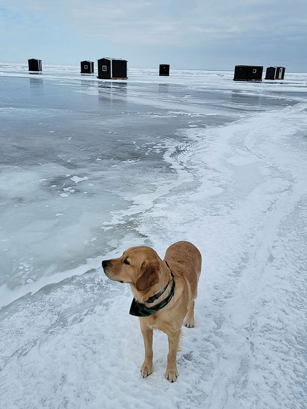 Ice Fishing Green Bay Wisconsin