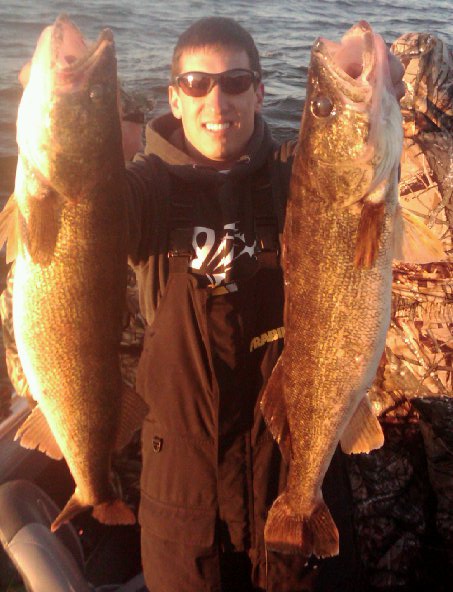 2 nice Sturgeon Walleyes 2011